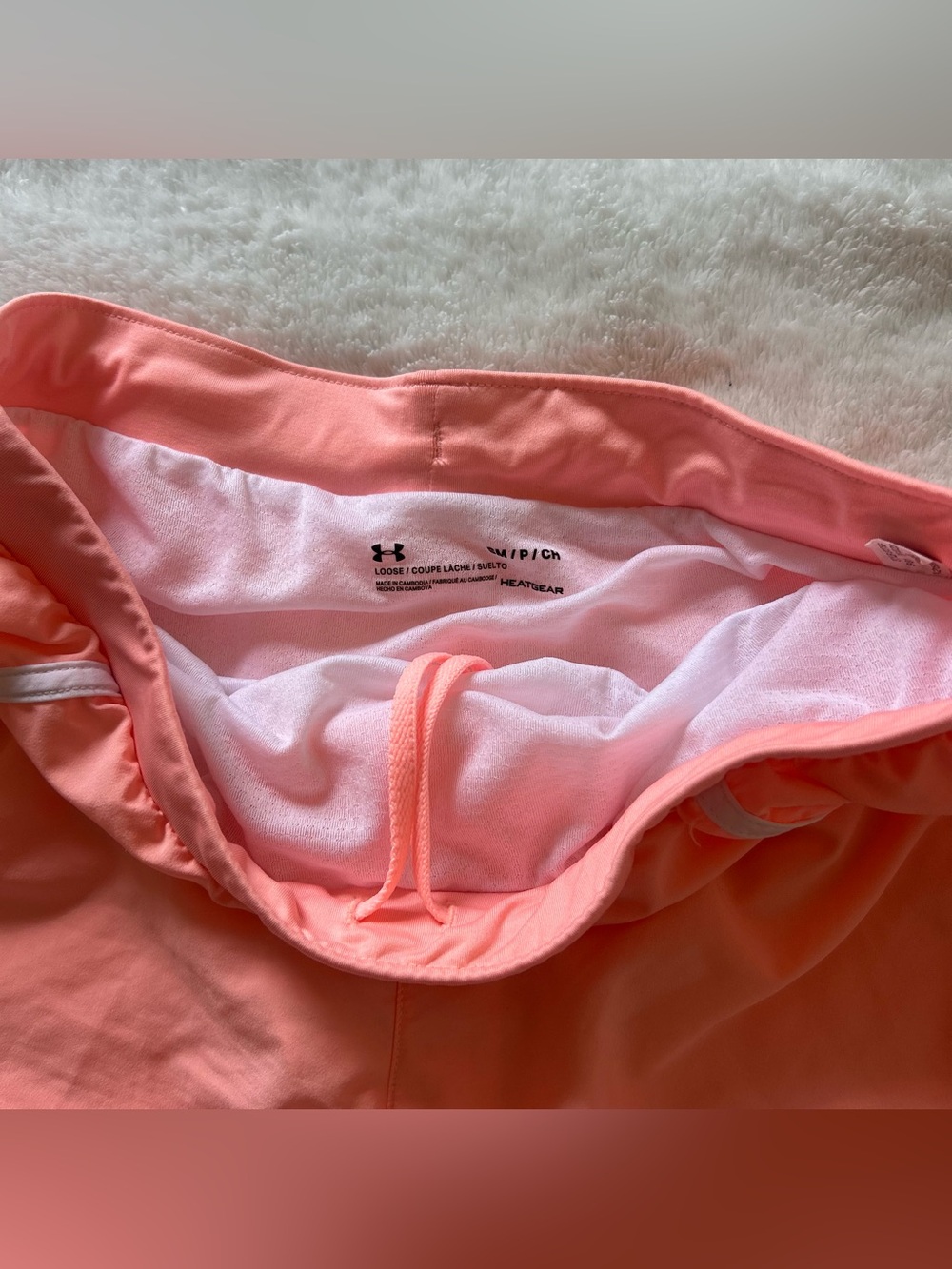 Under Armour Fly By 2.0 Shorts – Coral – Size Small - Picture 3 of 3